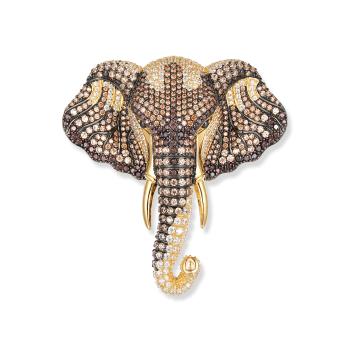 Raja Elefanten Anhänger / Brosche